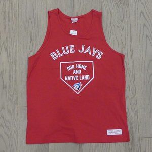 Toronto Blue Jays Mitchell & Ness Vintage Red Medium Tank Top